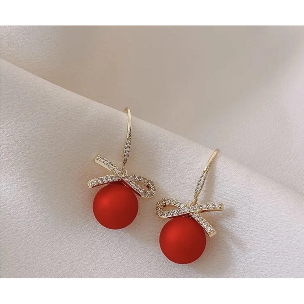 #7 Red Earrings